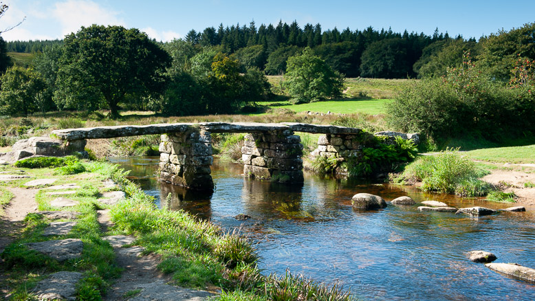 Dartmoor Photographer -Postbridge Clapper Bridge