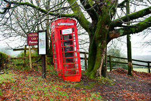 Poundsgate Red Telephone Box