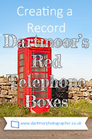 Dartmoor's remaining red telephone boxes