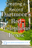 Dartmoor's remaining red telephone boxes