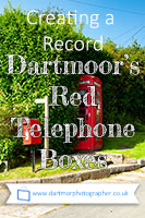 Dartmoor's remaining red telephone boxes